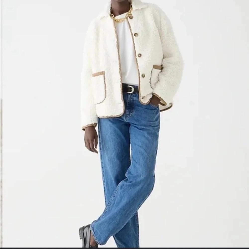 J.Crew LIKE NEW Faux Sherpa Barn Jacket NWOT 3X - Picture 4 of 13